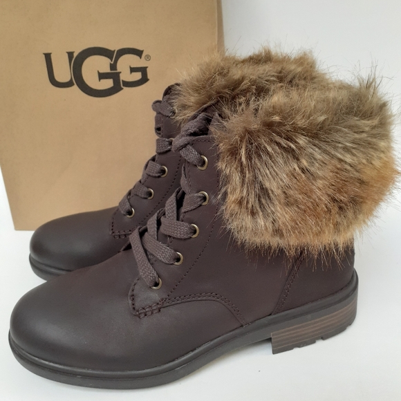 UGG Harrison Lace Top Boots 8.5 - Picture 1 of 9